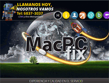 Tablet Screenshot of macpcfix.com.mx
